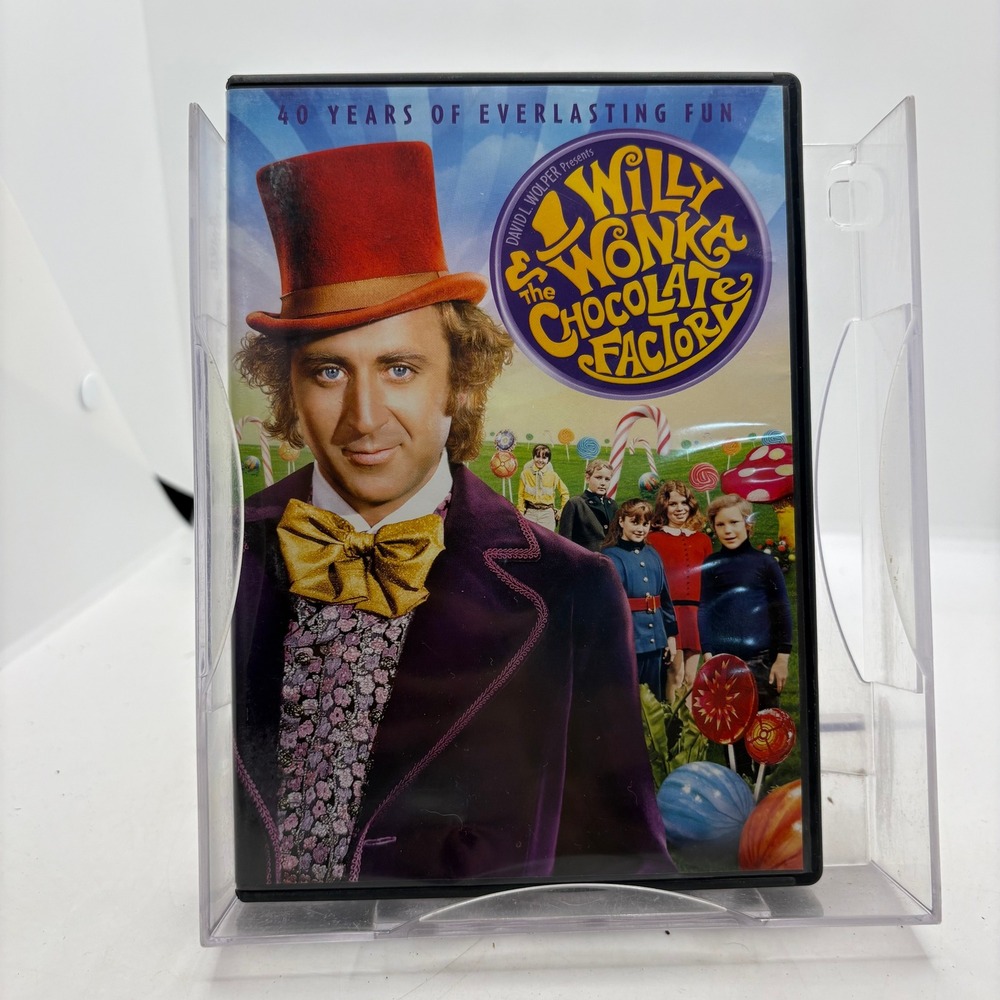 Willy Wonka & The Chocolate Factory DVD 1971 Gene Wilder 40 Years Anniversary